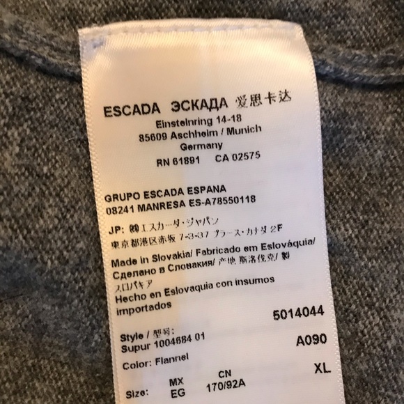 Escada Designers West w/Appliqués on the side XL - Picture 9 of 13